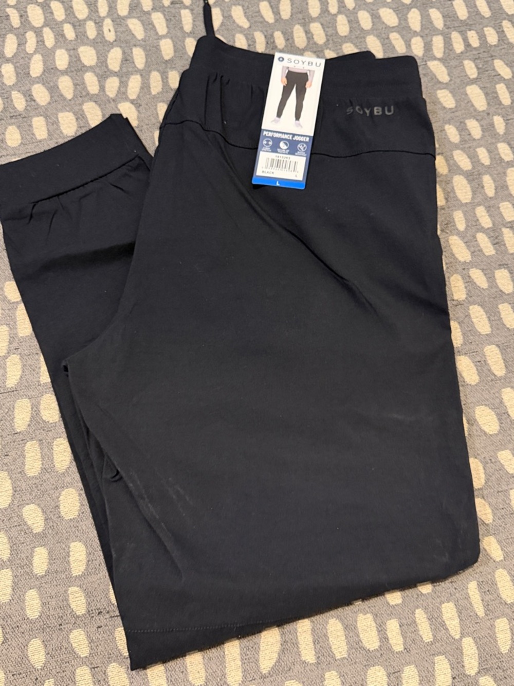 Soybu Black Men's Performance Joggers Sz L